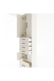 Arges Dolap 4 Raflı 5 Çekmeceli 4 Kapaklı 60x30x243 - S32M014V1A