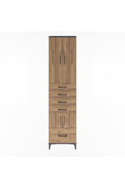 Arges Dolap 4 Raflı 5 Çekmeceli 4 Kapaklı 60x30x243 - S32M014V6A
