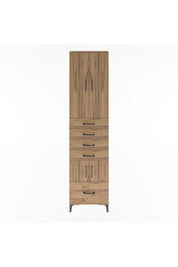 Arges Dolap 4 Raflı 5 Çekmeceli 4 Kapaklı 60x30x243 - S32M014V9A