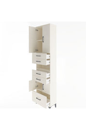 Arges Dolap 4 Raflı 5 Çekmeceli 4 Kapaklı 60x30x243 - S32M015V1A