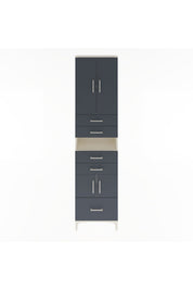 Arges Dolap 4 Raflı 5 Çekmeceli 4 Kapaklı 60x30x243 - S32M015V2A