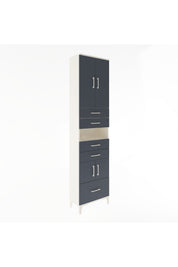 Arges Dolap 4 Raflı 5 Çekmeceli 4 Kapaklı 60x30x243 - S32M015V2A