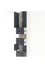 Arges Dolap 4 Raflı 5 Çekmeceli 4 Kapaklı 60x30x243 - S32M015V2A