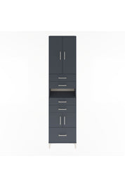 Arges Dolap 4 Raflı 5 Çekmeceli 4 Kapaklı 60x30x243 - S32M015V5A