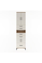Arges Dolap 4 Raflı 5 Çekmeceli 4 Kapaklı 60x30x243 - S32M015V7A
