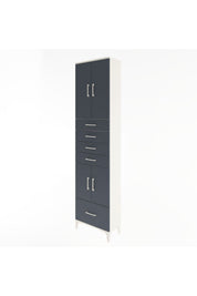 Arges Dolap 4 Raflı 5 Çekmeceli 4 Kapaklı 60x30x243 - S32M016V2A