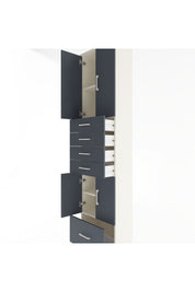 Arges Dolap 4 Raflı 5 Çekmeceli 4 Kapaklı 60x30x243 - S32M016V2A