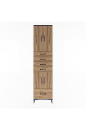 Arges Dolap 4 Raflı 5 Çekmeceli 4 Kapaklı 60x30x243 - S32M016V6A