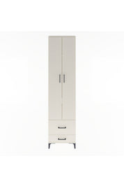 Arges Dolap 4 Raflı 2 Çekmeceli 2 Kapaklı 60x30x243 - S32M017V1A