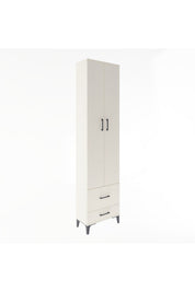 Arges Dolap 4 Raflı 2 Çekmeceli 2 Kapaklı 60x30x243 - S32M017V1A
