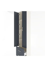 Arges Dolap 4 Raflı 2 Çekmeceli 2 Kapaklı 60x30x243 - S32M017V2A
