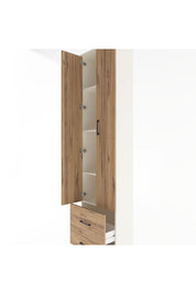 Arges Dolap 4 Raflı 2 Çekmeceli 2 Kapaklı 60x30x243 - S32M017V3A