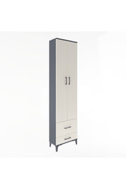 Arges Dolap 4 Raflı 2 Çekmeceli 2 Kapaklı 60x30x243 - S32M017V4A