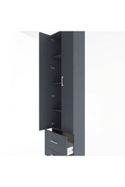 Arges Dolap 4 Raflı 2 Çekmeceli 2 Kapaklı 60x30x243 - S32M017V5A