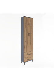 Arges Dolap 4 Raflı 2 Çekmeceli 2 Kapaklı 60x30x243 - S32M017V6A