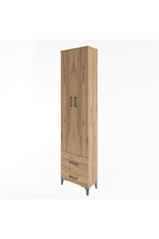 Arges Dolap 4 Raflı 2 Çekmeceli 2 Kapaklı 60x30x243 - S32M017V9A