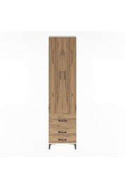 Arges Dolap 4 Raflı 3 Çekmeceli 2 Kapaklı 60x30x243 - S32M018V3A