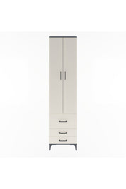 Arges Dolap 4 Raflı 3 Çekmeceli 2 Kapaklı 60x30x243 - S32M018V4A