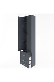 Arges Dolap 4 Raflı 3 Çekmeceli 2 Kapaklı 60x30x243 - S32M018V5A