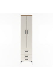Arges Dolap 4 Raflı 3 Çekmeceli 2 Kapaklı 60x30x243 - S32M018V7A