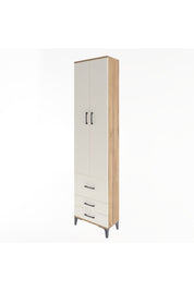 Arges Dolap 4 Raflı 3 Çekmeceli 2 Kapaklı 60x30x243 - S32M018V7A
