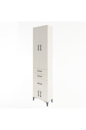 Arges Dolap 3 Raflı 3 Çekmeceli 4 Kapaklı 60x30x243 - S32M019V1A