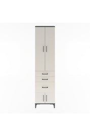 Arges Dolap 3 Raflı 3 Çekmeceli 4 Kapaklı 60x30x243 - S32M019V4A