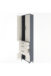 Arges Dolap 3 Raflı 3 Çekmeceli 4 Kapaklı 60x30x243 - S32M019V4A