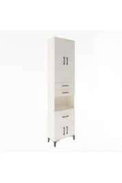 Arges Dolap 4 Raflı 3 Çekmeceli 2 Kapaklı 60x30x243 - S32M020V1A