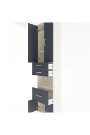 Arges Dolap 4 Raflı 3 Çekmeceli 2 Kapaklı 60x30x243 - S32M020V2A