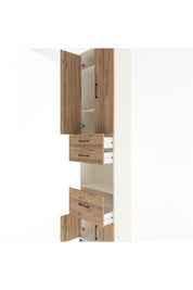 Arges Dolap 4 Raflı 3 Çekmeceli 2 Kapaklı 60x30x243 - S32M020V3A