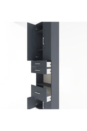 Arges Dolap 4 Raflı 3 Çekmeceli 2 Kapaklı 60x30x243 - S32M020V5A