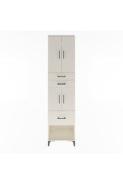 Arges Dolap 4 Raflı 3 Çekmeceli 4 Kapaklı 60x30x243 - S32M021V1A