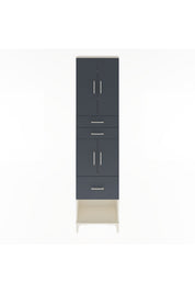 Arges Dolap 4 Raflı 3 Çekmeceli 4 Kapaklı 60x30x243 - S32M021V2A