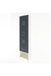 Arges Dolap 4 Raflı 3 Çekmeceli 4 Kapaklı 60x30x243 - S32M021V2A