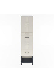 Arges Dolap 4 Raflı 3 Çekmeceli 4 Kapaklı 60x30x243 - S32M021V4A