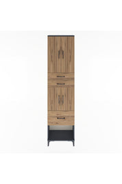 Arges Dolap 4 Raflı 3 Çekmeceli 4 Kapaklı 60x30x243 - S32M021V6A