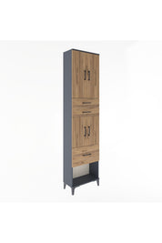 Arges Dolap 4 Raflı 3 Çekmeceli 4 Kapaklı 60x30x243 - S32M021V6A