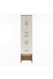 Arges Dolap 4 Raflı 3 Çekmeceli 4 Kapaklı 60x30x243 - S32M021V7A