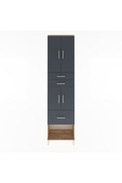 Arges Dolap 4 Raflı 3 Çekmeceli 4 Kapaklı 60x30x243 - S32M021V8A