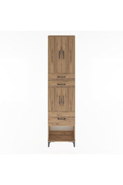 Arges Dolap 4 Raflı 3 Çekmeceli 4 Kapaklı 60x30x243 - S32M021V9A
