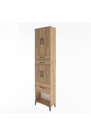 Arges Dolap 4 Raflı 3 Çekmeceli 4 Kapaklı 60x30x243 - S32M021V9A