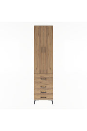 Arges Dolap 4 Raflı 4 Çekmeceli 2 Kapaklı 60x30x243 - S32M022V3A