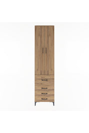 Arges Dolap 4 Raflı 4 Çekmeceli 2 Kapaklı 60x30x243 - S32M022V9A