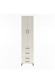 Arges Dolap 4 Raflı 4 Çekmeceli 2 Kapaklı 60x30x243 - S32M023V1A