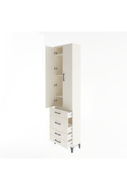 Arges Dolap 4 Raflı 4 Çekmeceli 2 Kapaklı 60x30x243 - S32M023V1A