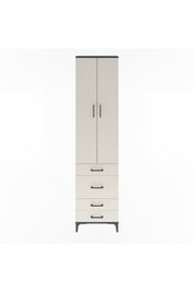 Arges Dolap 4 Raflı 4 Çekmeceli 2 Kapaklı 60x30x243 - S32M023V4A