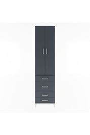 Arges Dolap 4 Raflı 4 Çekmeceli 2 Kapaklı 60x30x243 - S32M023V5A