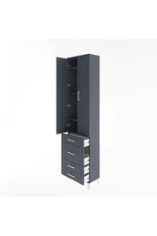 Arges Dolap 4 Raflı 4 Çekmeceli 2 Kapaklı 60x30x243 - S32M023V5A