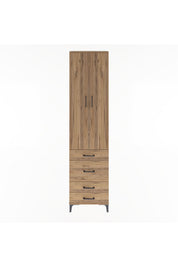 Arges Dolap 4 Raflı 4 Çekmeceli 2 Kapaklı 60x30x243 - S32M023V9A